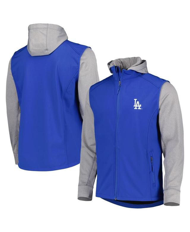 Mens Dunbrooke Royal/Heather Gray Los Angeles Dodgers Alpha Full-Zip Jacket Product Image