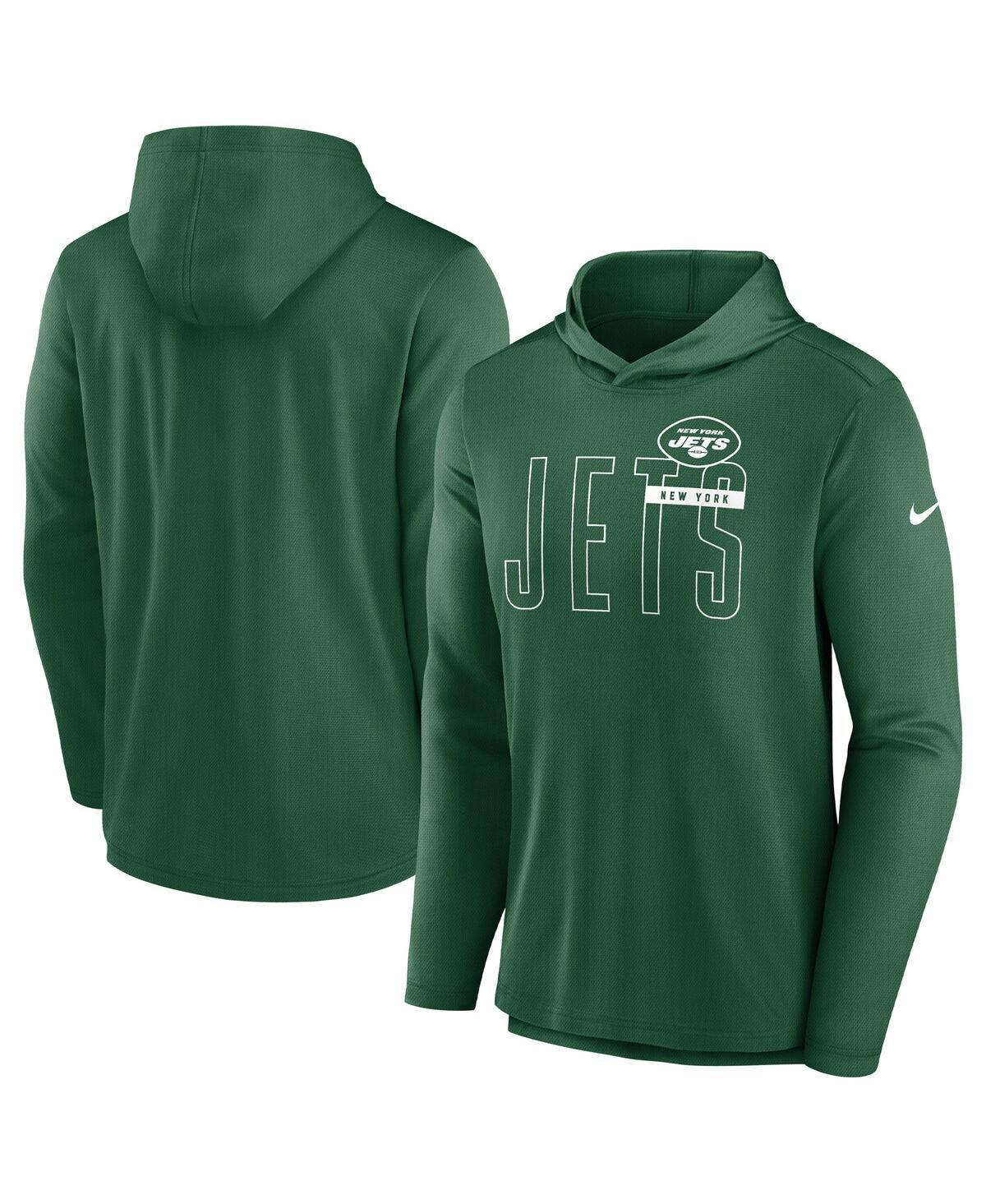 Mens Nike Green New York Jets Performance Team Pullover Hoodie Product Image