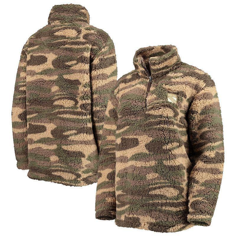 Womens G-III Sports by Carl Banks Camo New York Rangers Sherpa Quarter-Zip Jacket Product Image