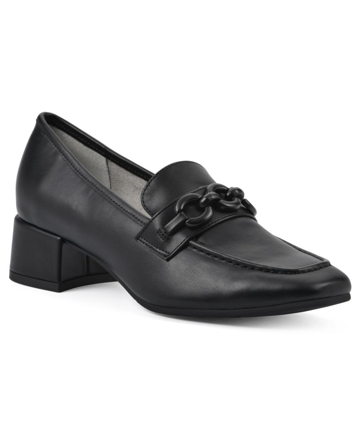 Womens Cliffs by White Mountain Quinbee Womens Heeled Loafers Product Image