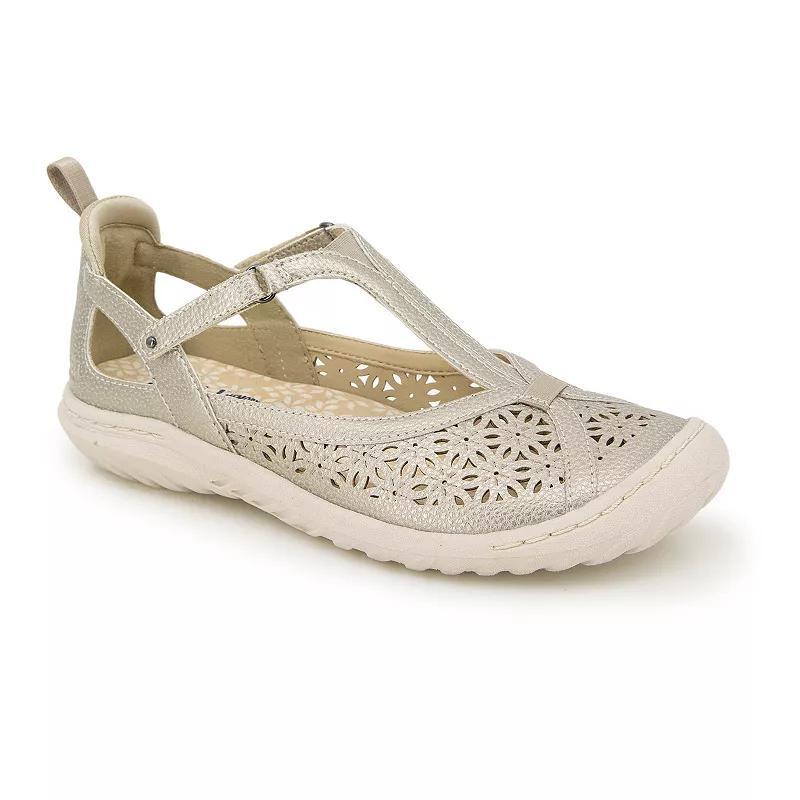 JBU Daffodil Womens Casual Mary Jane Shoes Ivory Shimmer Product Image