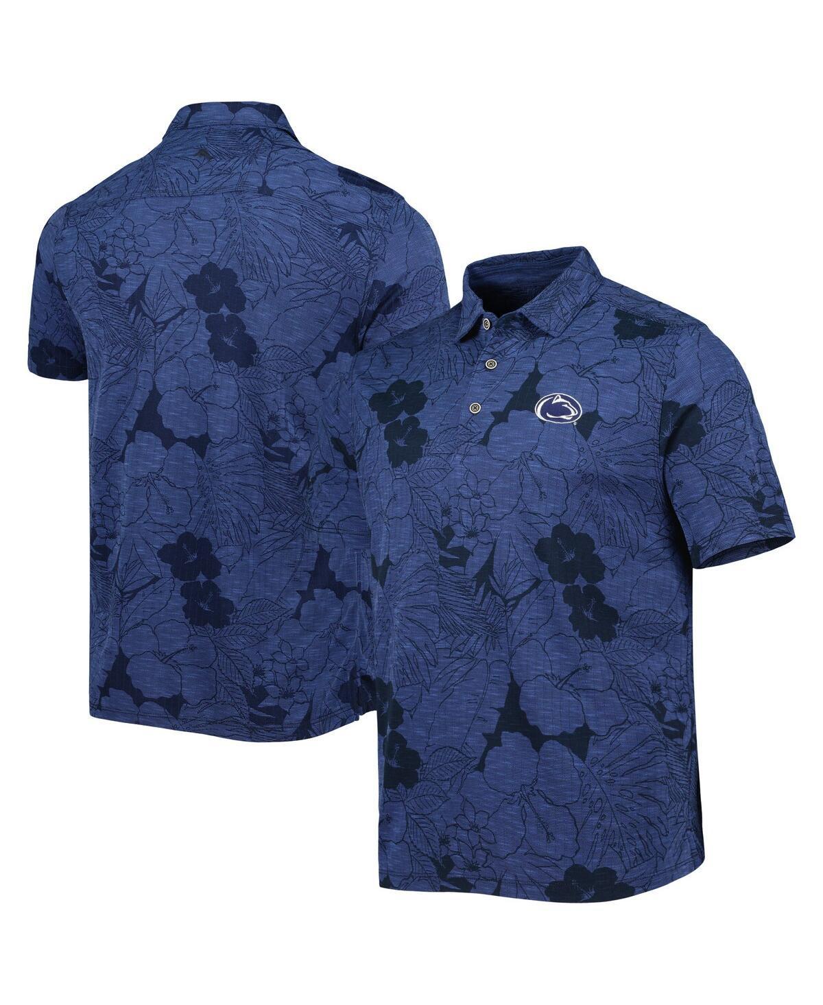 Tommy Bahama Mens Navy Penn State Nittany Lions Miramar Blooms Polo Product Image