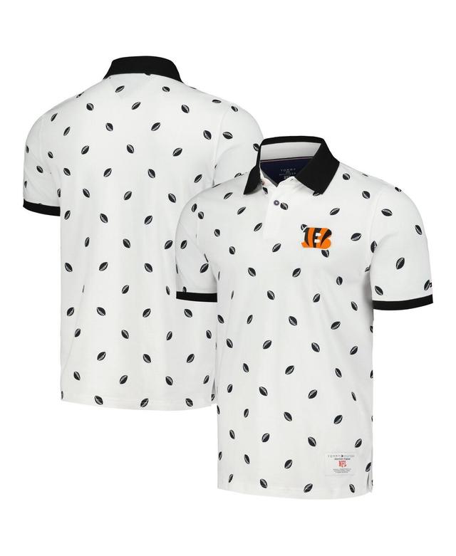 Tommy Hilfiger Mens White Cincinnati Bengals Bryce Polo Product Image