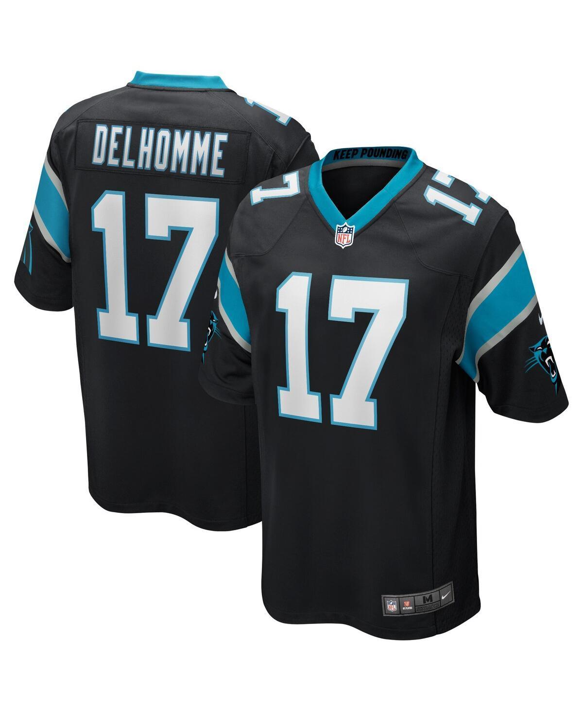 Mens Nike Jake Delhomme Black Carolina Panthers Game Retired Player Jersey - Black Product Image