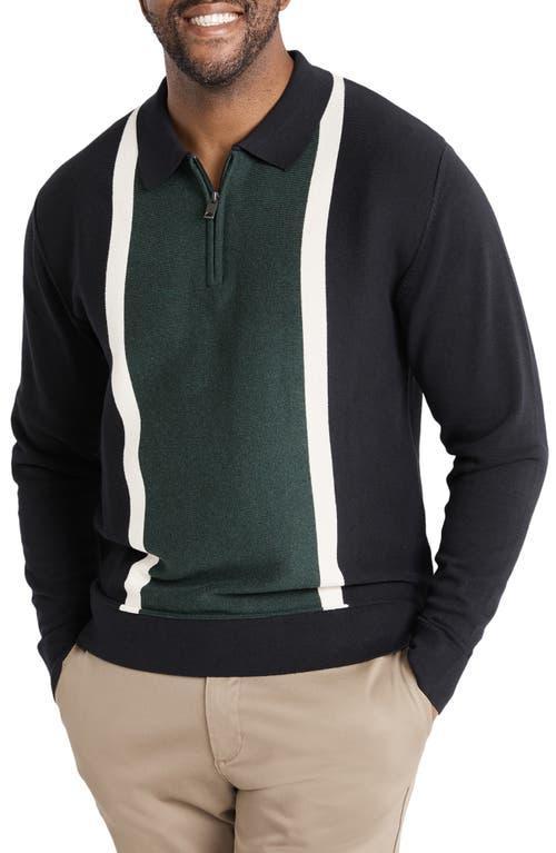 Johnny Bigg Mens Braxton Splice Polo Sweater Product Image