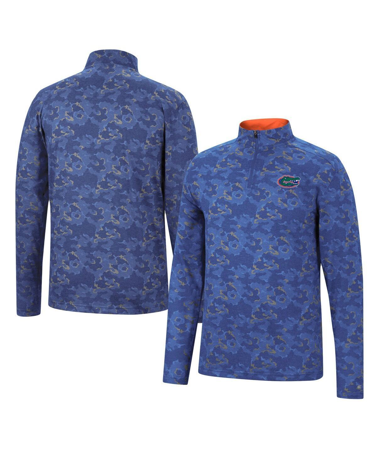 Mens Colosseum Royal Florida Gators Tivo Quarter-Zip Jacket Product Image