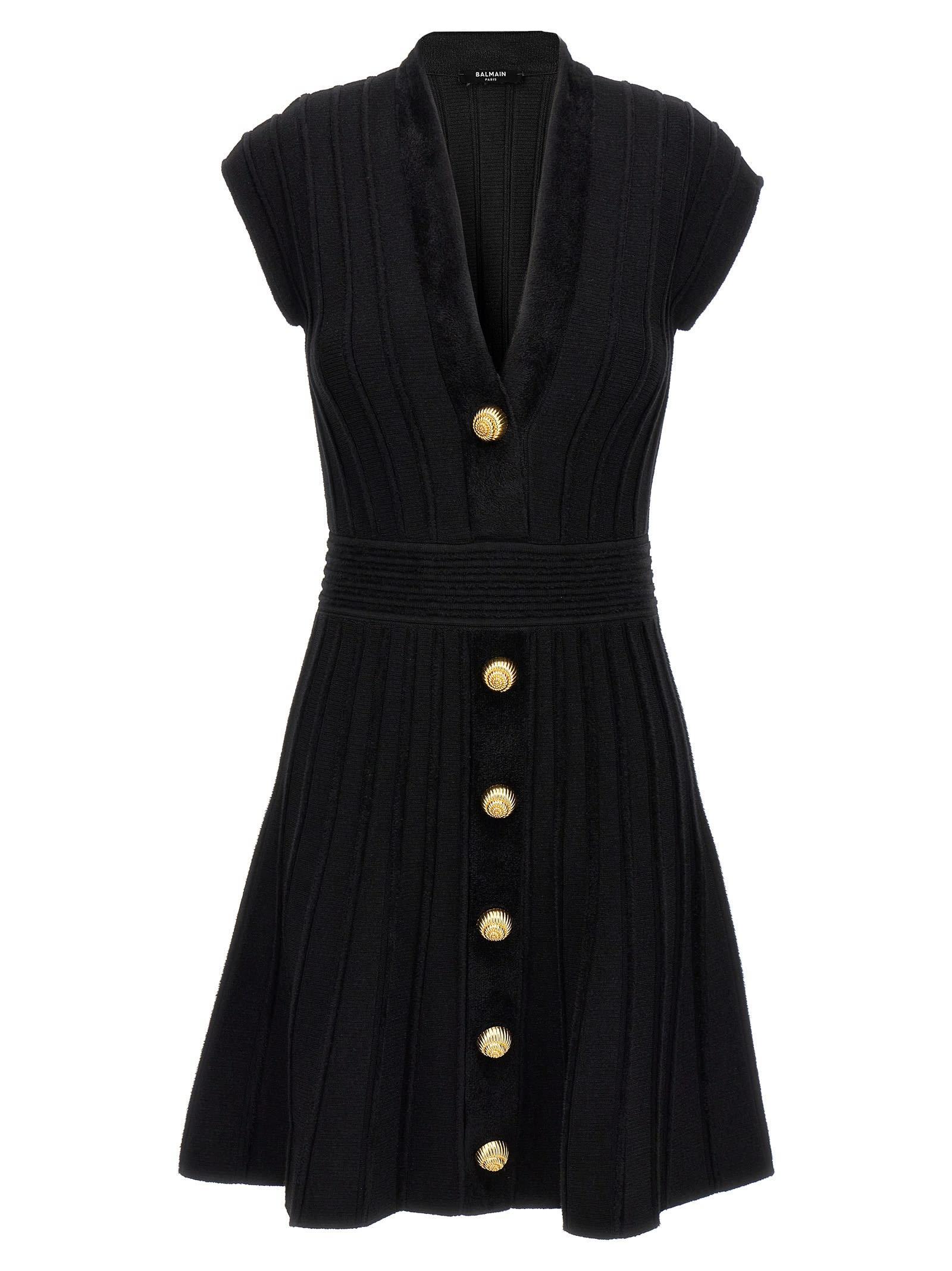 Black Flare Minidress Product Image