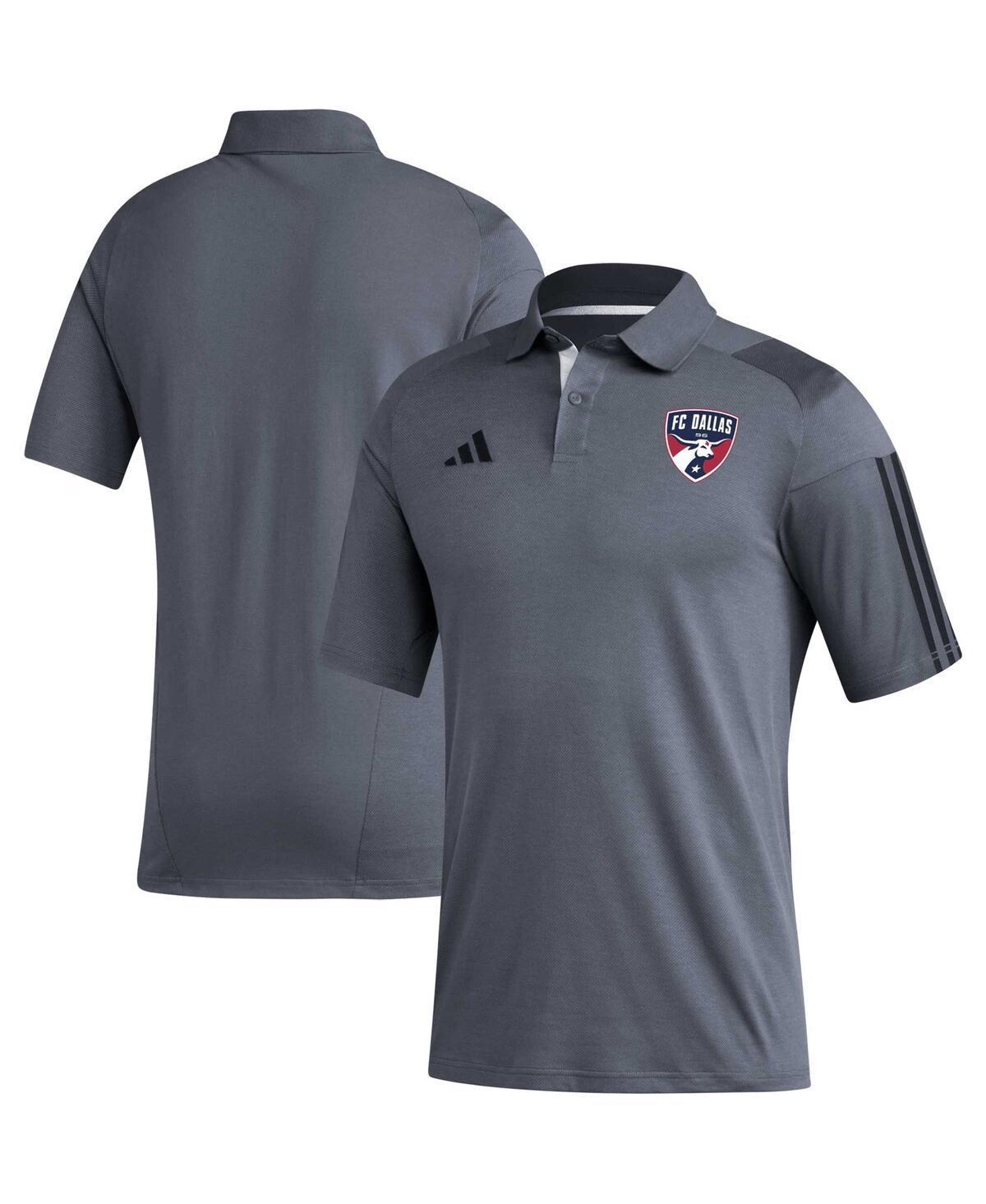 Mens adidas Gray LAFC 2023 On-Field Training Polo Product Image