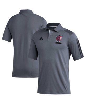 Mens adidas Gray La Galaxy 2023 On-Field Training Polo Shirt Product Image