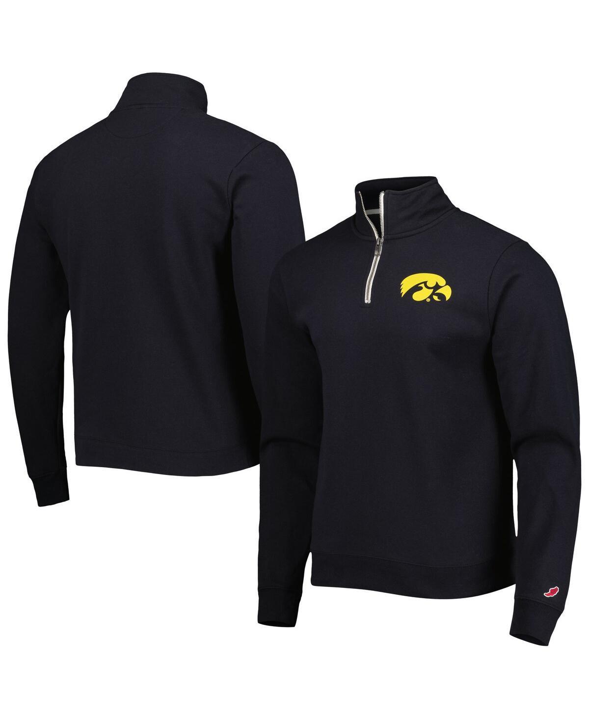 Mens League Collegiate Wear Iowa Hawkeyes Stack Essential Lightweight Fleece Quarter-Zip Sweatshirt Product Image