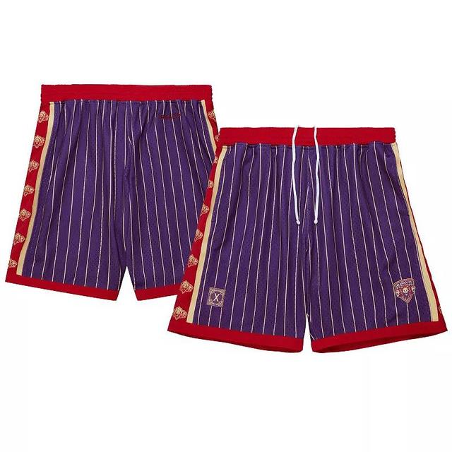 Mens Mitchell & Ness Purple Orlando City SC 10th Anniversary Mesh Shorts Product Image