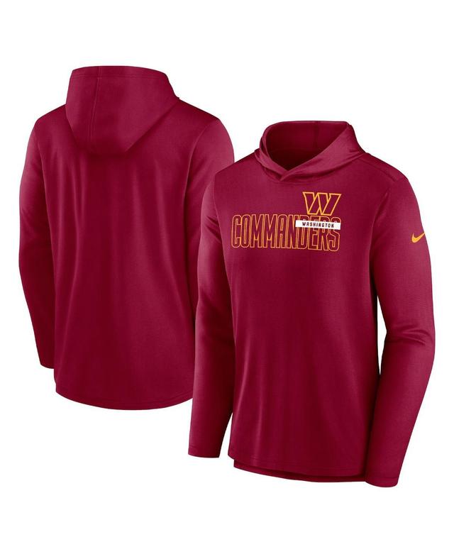 Mens Nike Burgundy Washington Commanders Performance Team Pullover Hoodie Product Image