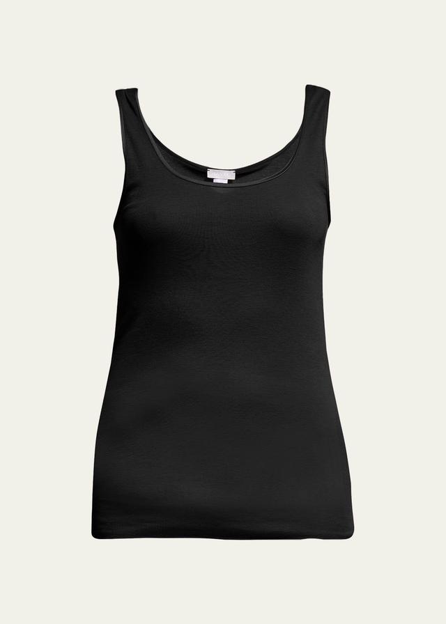 Hanro Cotton Seamless Scoop Neck Tank Product Image