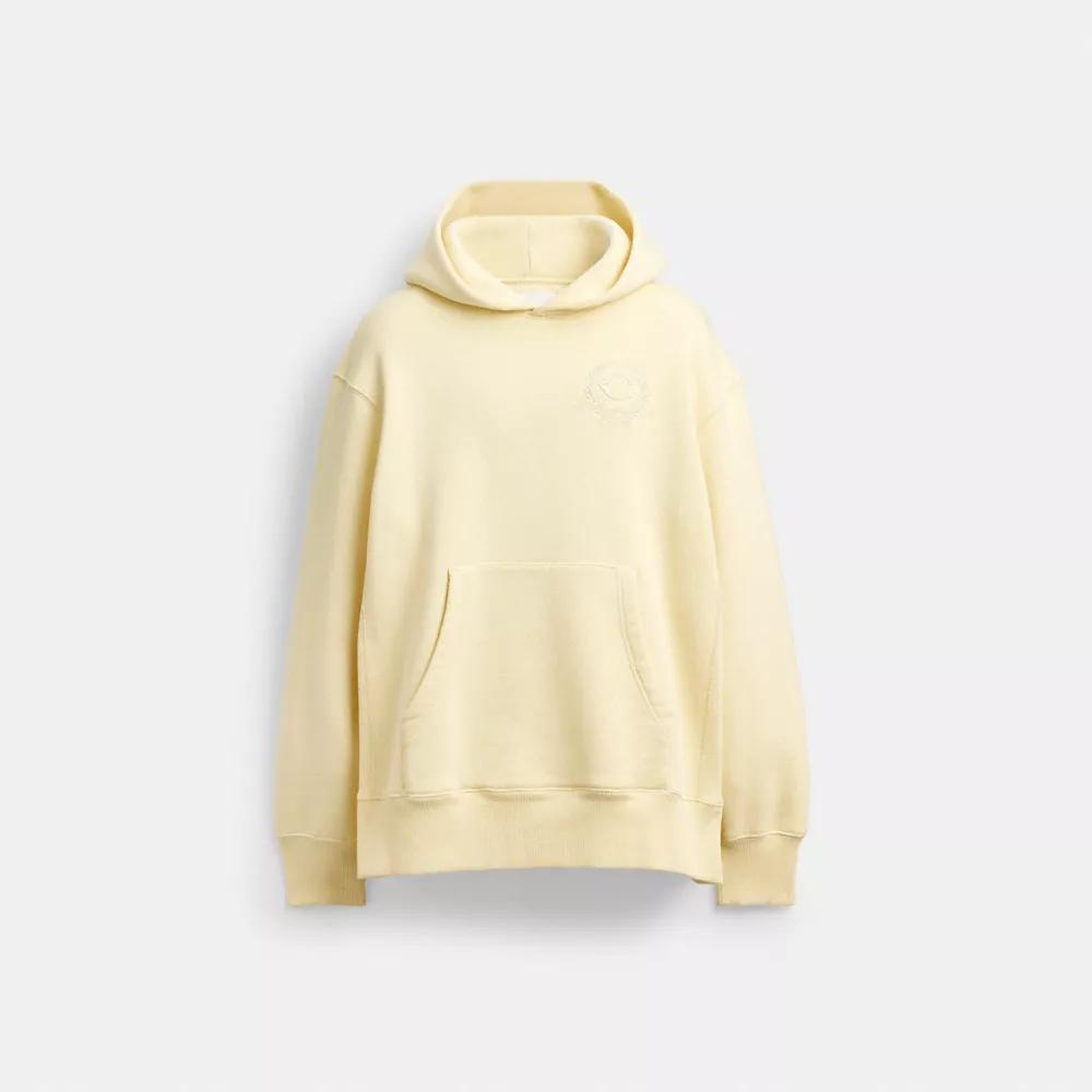 Oversized Signature Crest Hoodie In Organic Cotton Product Image