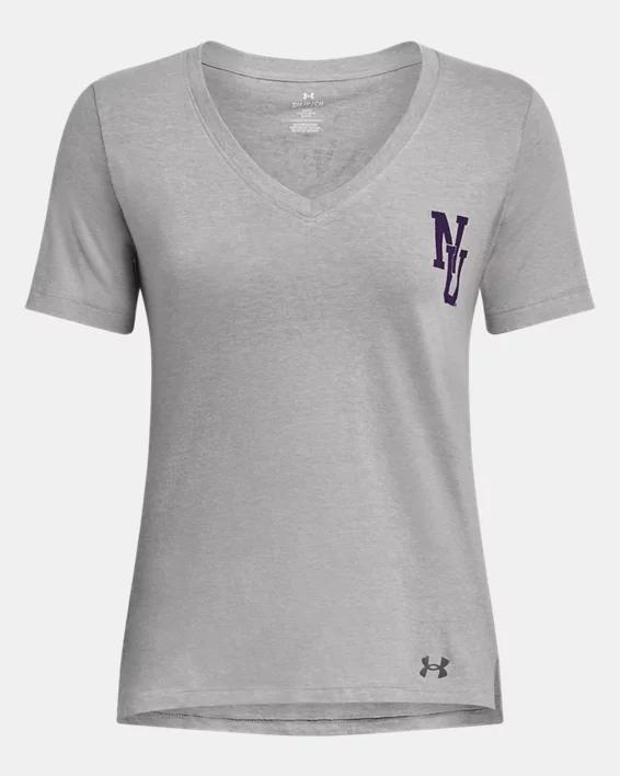 Women's UA Performance Cotton Collegiate V-Neck Product Image