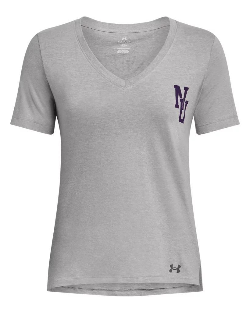 Women's UA Performance Cotton Collegiate V-Neck Product Image