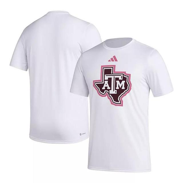 Mens adidas Texas A&M Aggies Pregame AEROREADY T-Shirt Product Image