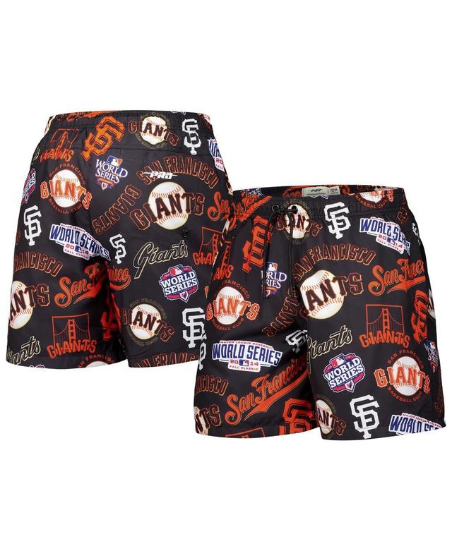 Pro Standard Mens Black San Francisco Giants Toss Logo Woven Shorts Product Image