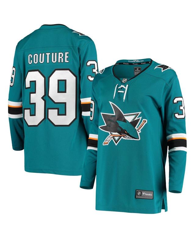 Womens Fanatics Logan Couture Teal San Jose Sharks Breakaway Home Player Jersey - Teal Product Image