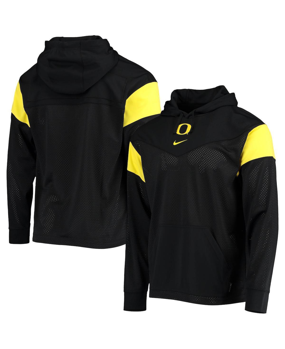 Mens Nike Black Oregon Ducks Sideline Jersey Pullover Hoodie Product Image