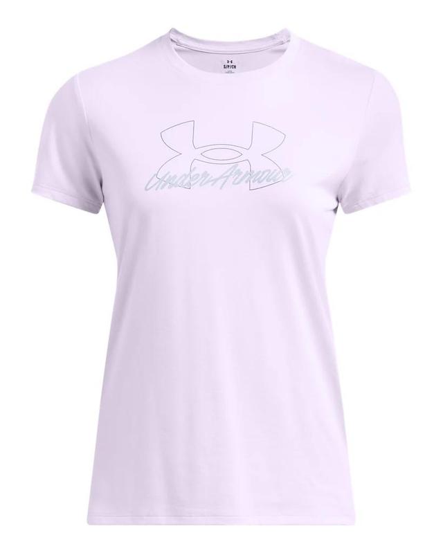 Women's UA Tech™ Script Short Sleeve Product Image