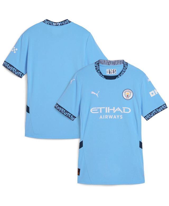 Puma Womens Light Blue Manchester City 2024/25 Home Replica Jersey - Light Blue Product Image