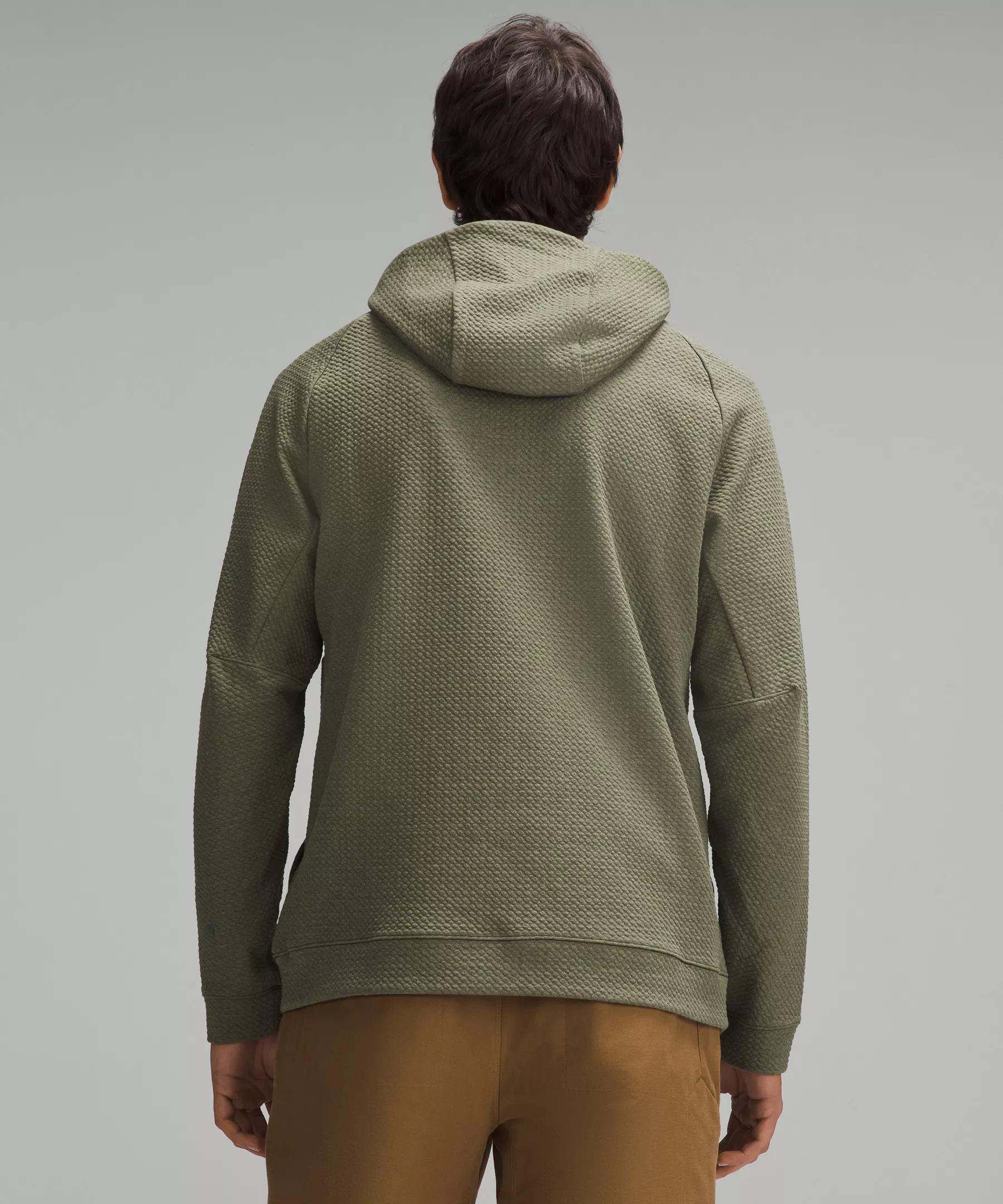 Textured Double-Knit Cotton Hoodie Product Image