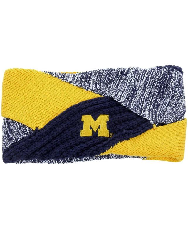 Womens ZooZatz Michigan Wolverines Criss Cross Headband Product Image