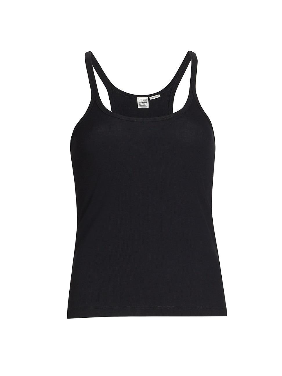 Womens Scoopneck Rib-Knit Tank product image