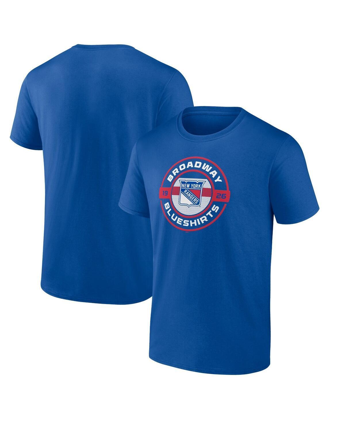 Fanatics Branded Mens Blue New York Rangers Local Domain T-Shirt Product Image