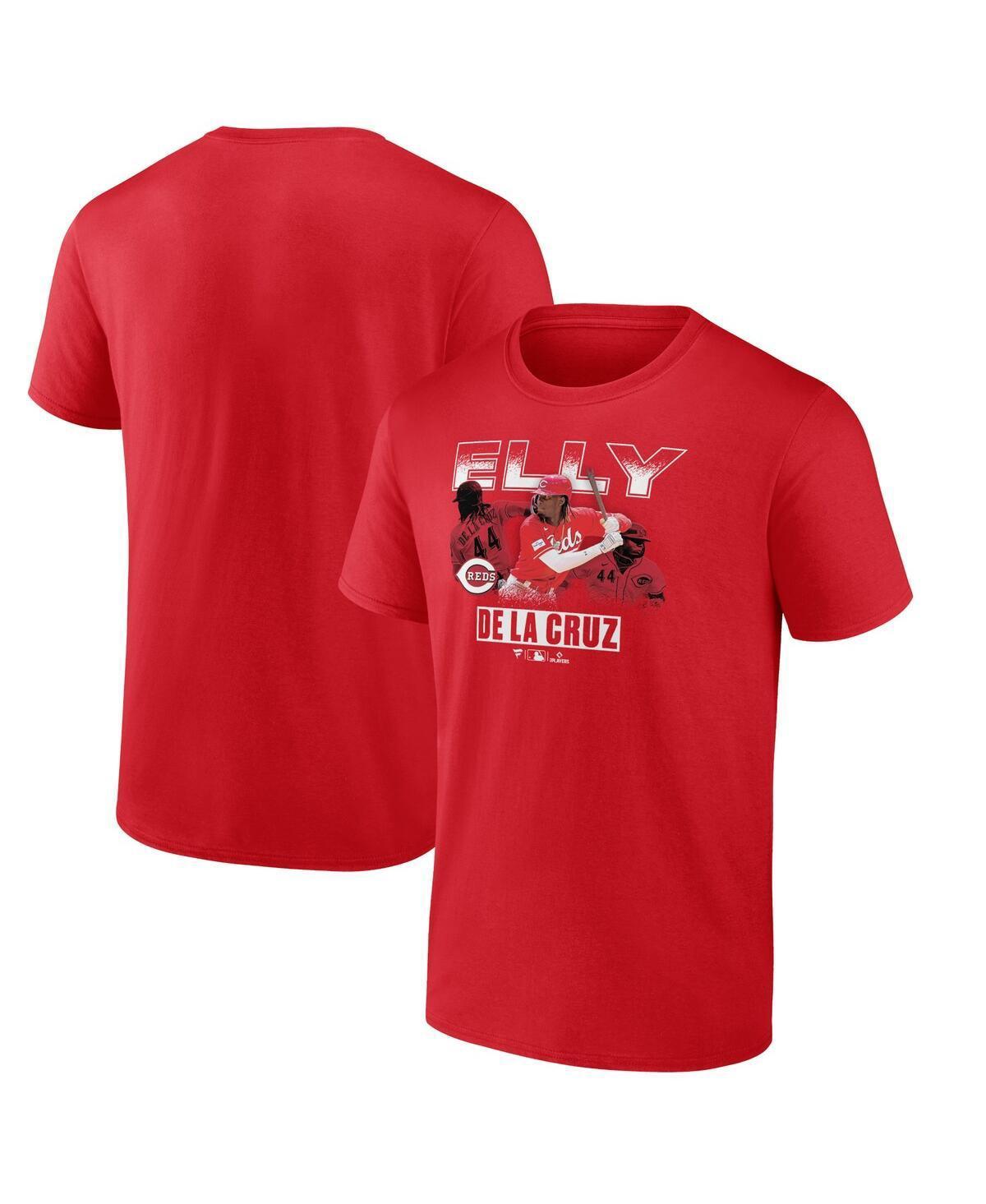 Mens Fanatics Elly De La Cruz Red Cincinnati Reds Graphic T-shirt Product Image