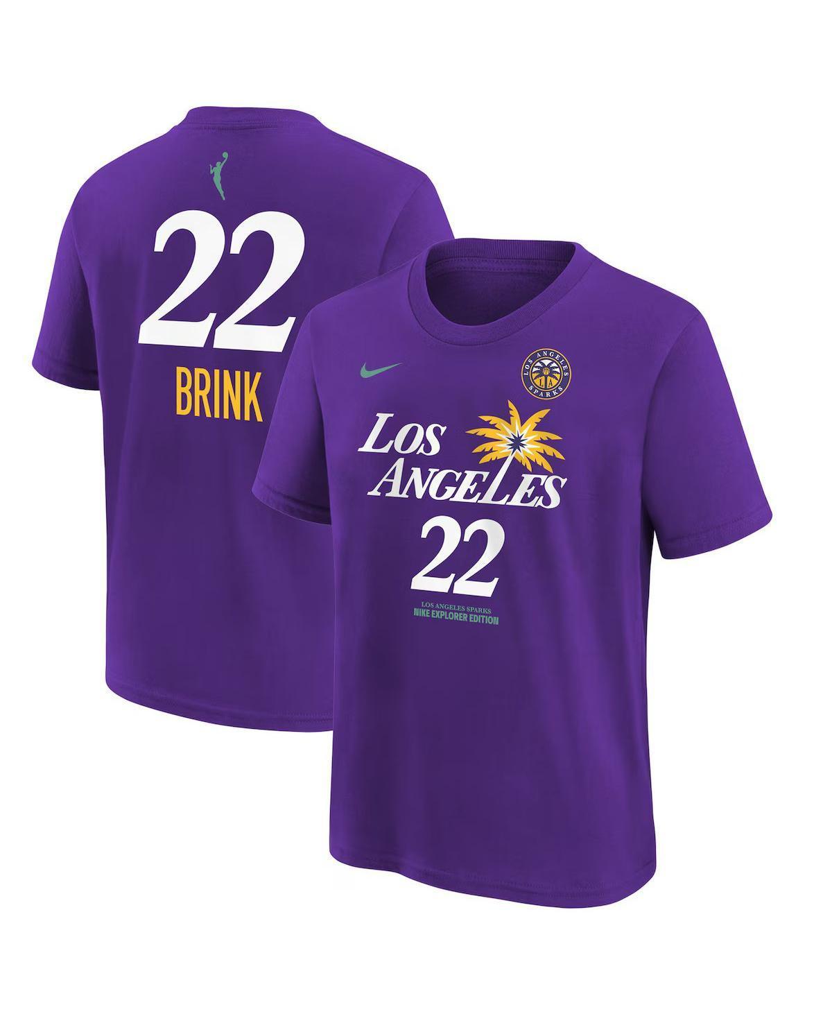 Cameron Brink Los Angeles Sparks Explorer Edition Nike Mens WNBA T-Shirt Product Image