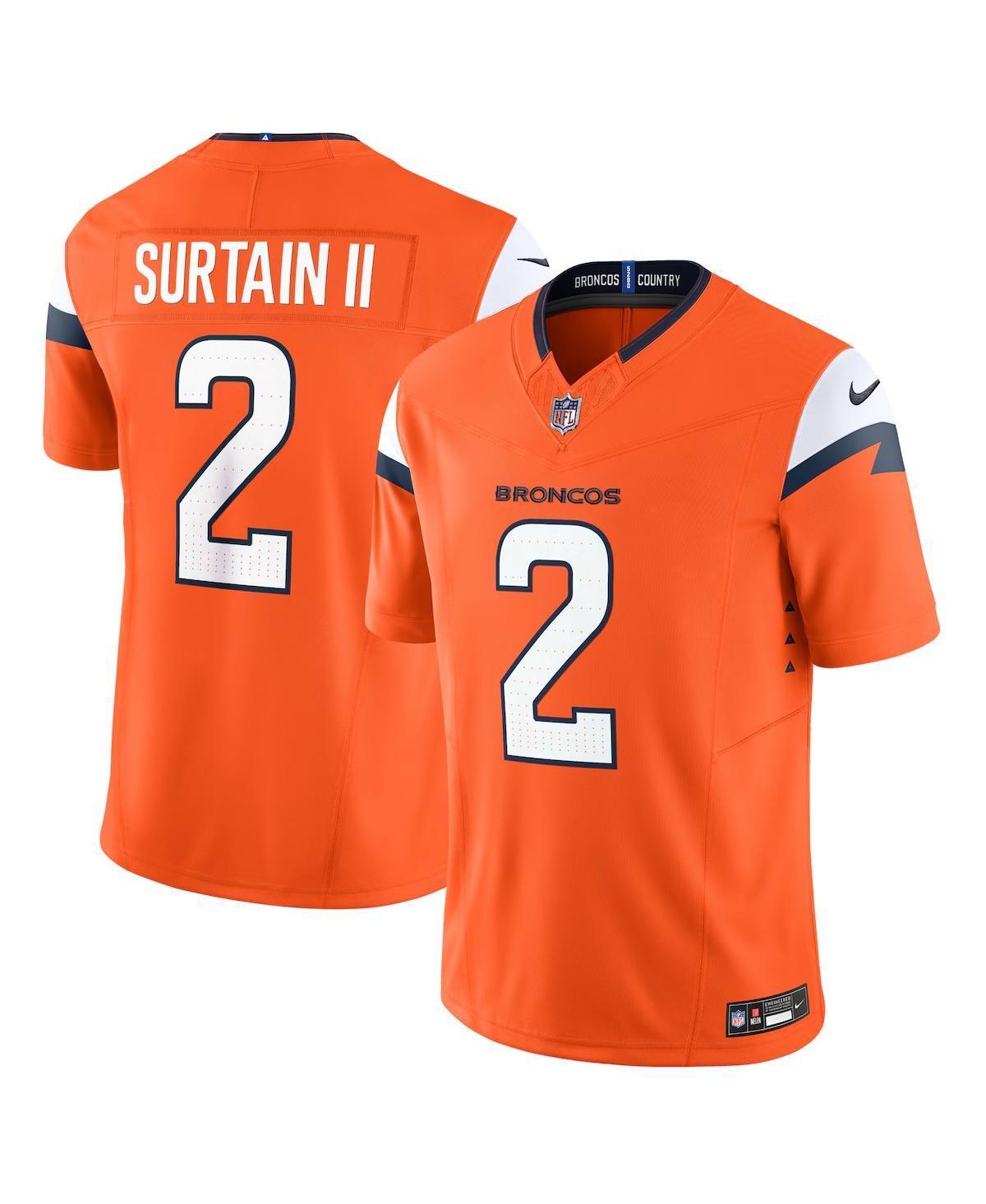 Nike Mens Patrick Surtain Ii Denver Broncos Vapor F.u.s.e. Limited Jersey - Navy Product Image