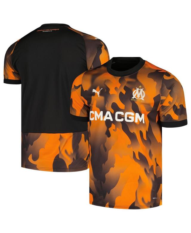 Mens Puma Orange Olympique Marseille 2023/24 Third Replica Jersey - Orange Product Image