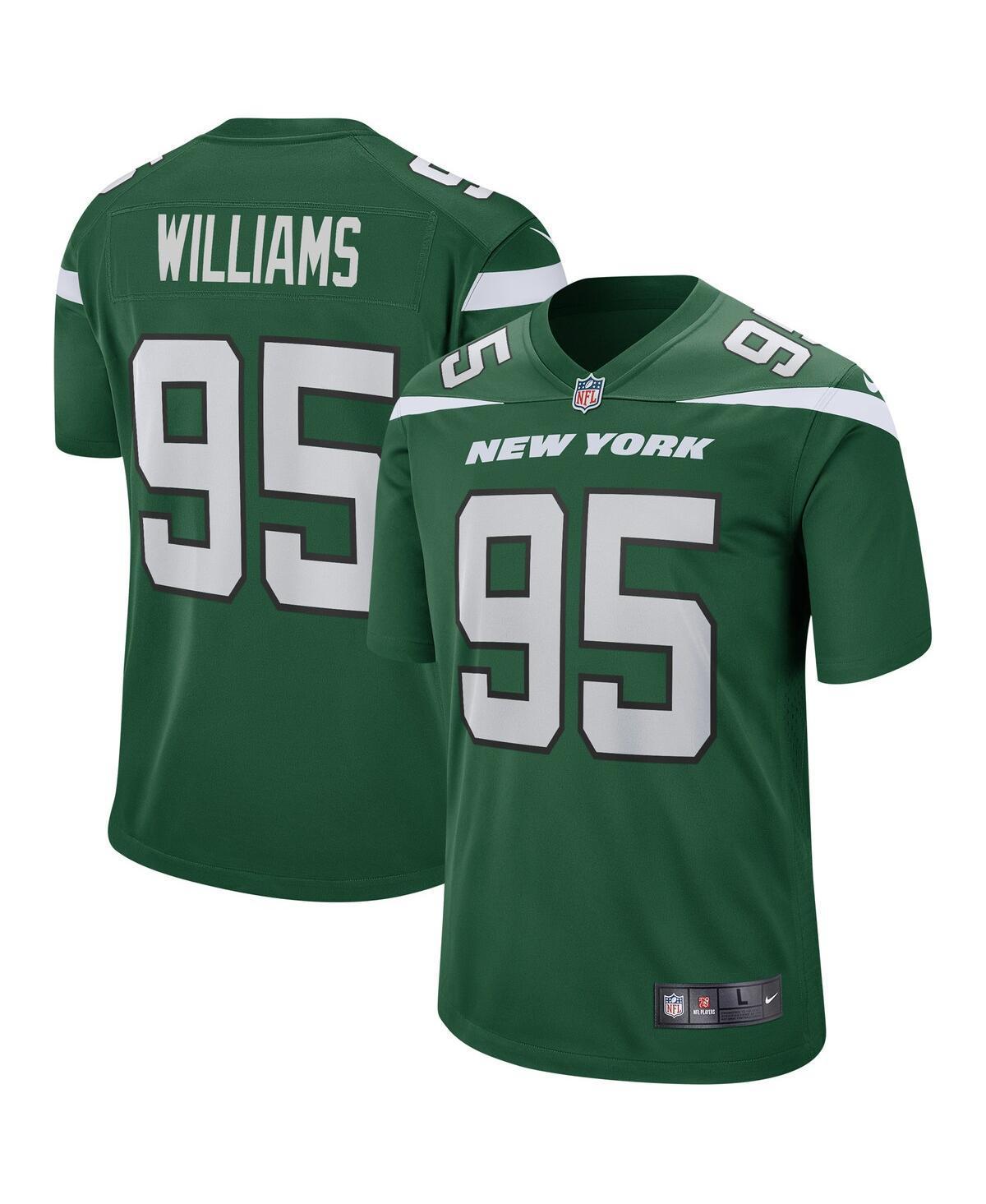 Mens Nike Quinnen Williams Gotham Green New York Jets Game Jersey - Green Product Image