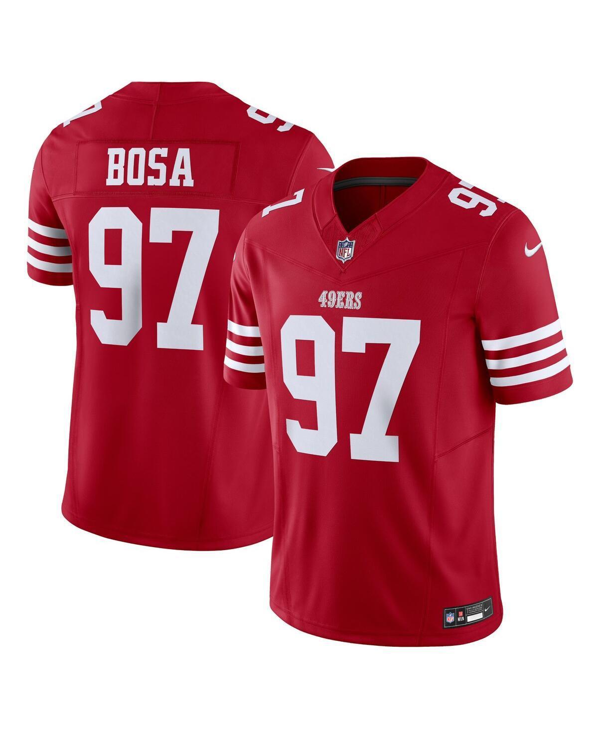 Mens Nike Nick Bosa Scarlet San Francisco 49ers Vapor F.U.S.E. Limited Jersey Product Image