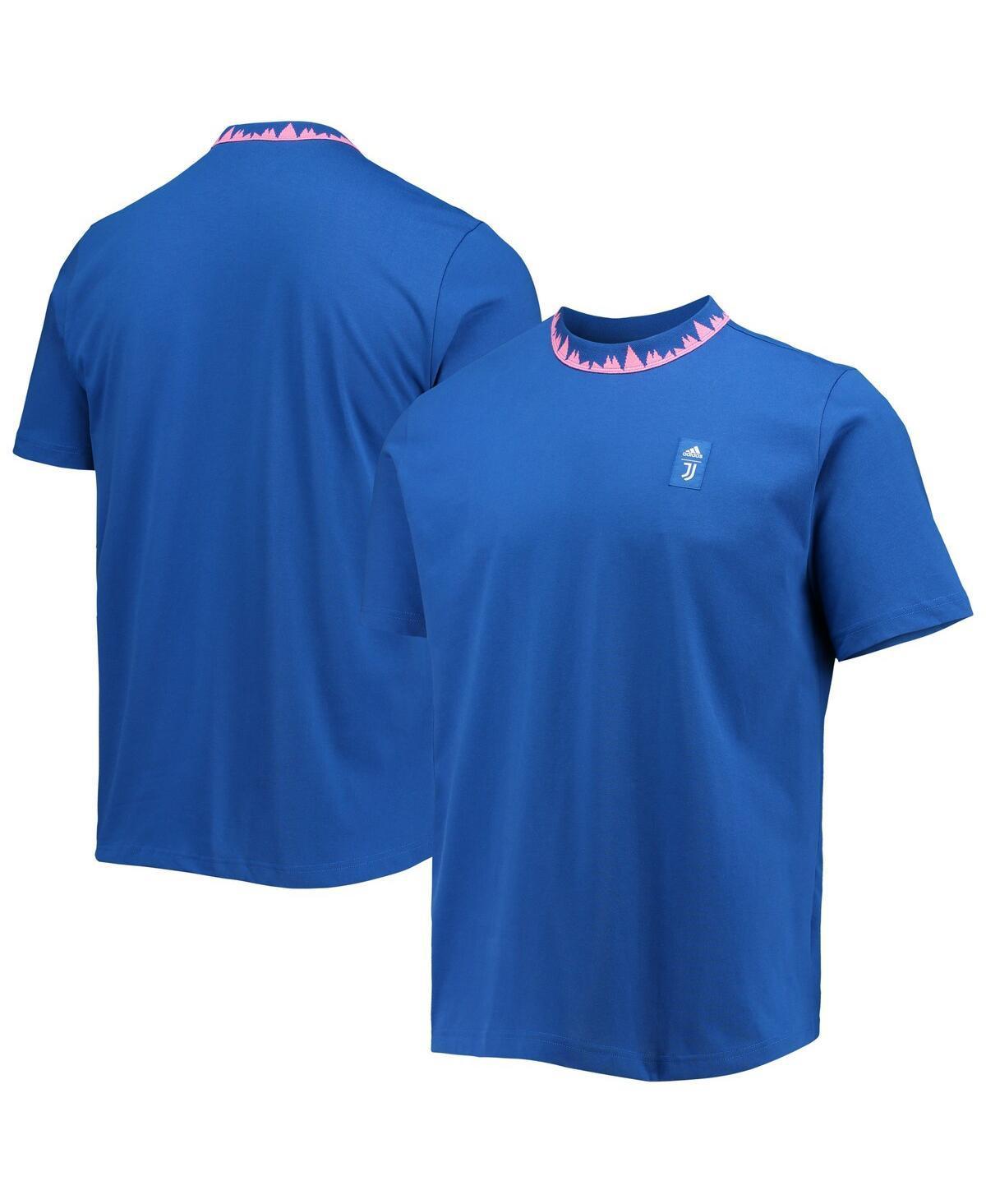 Mens adidas Blue Juventus Lifestyler T-Shirt Product Image