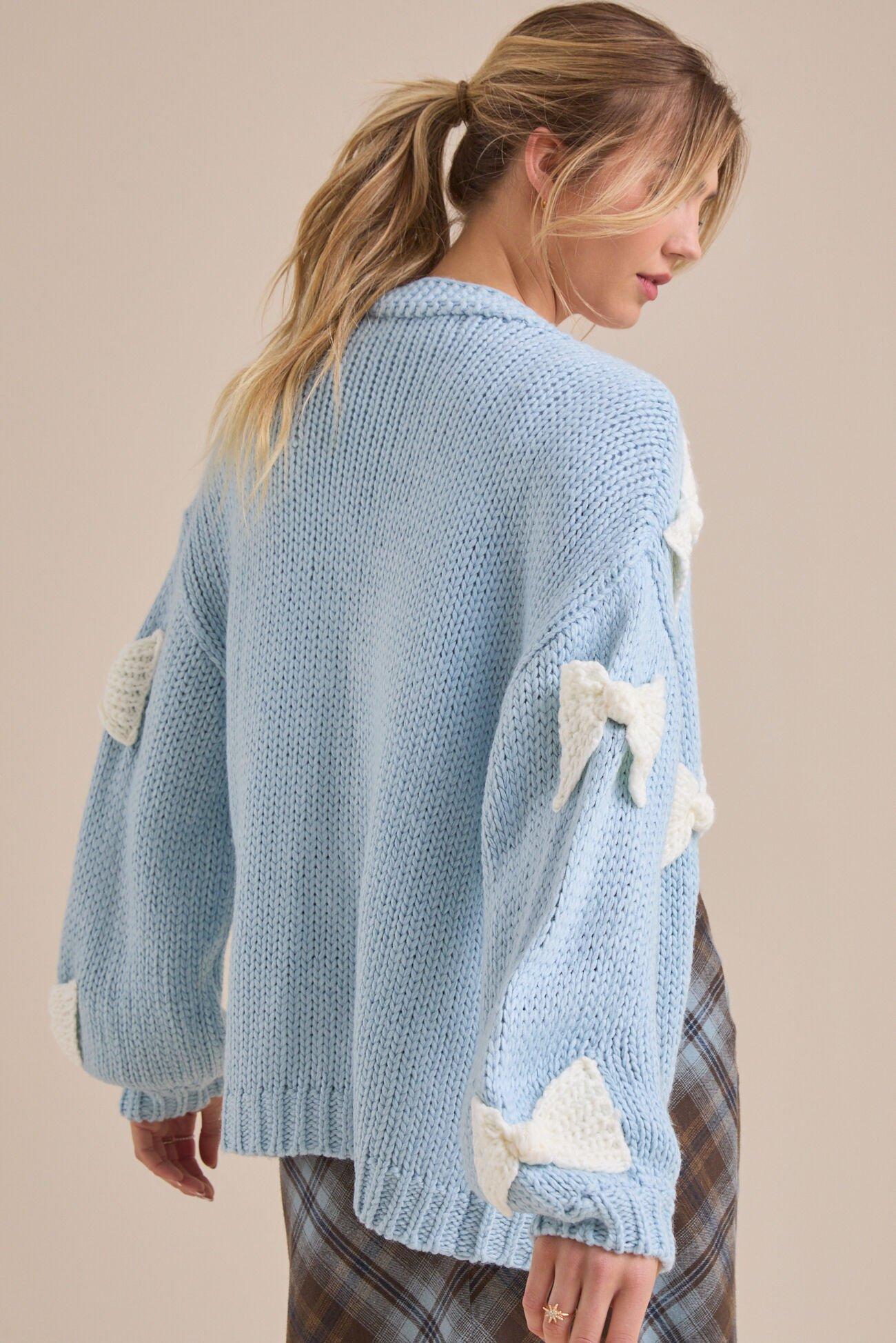 Victoria Bow Cardigan Product Image