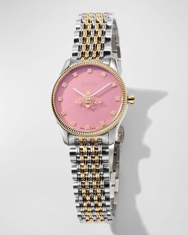 29mm Pink Dial Two-Tone Steel Bracelet Watch Product Image