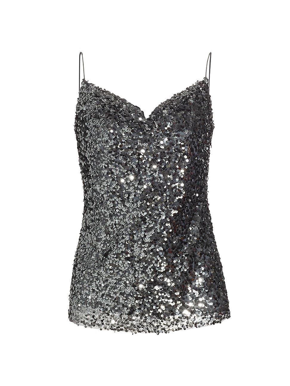 Womens Jesse Sequin Cowl Neck Tank Product Image