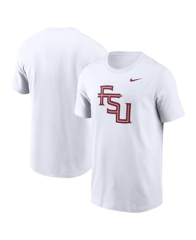 Nike Mens White Florida State Seminoles Primetime Evergreen Alternate Logo T-Shirt Product Image