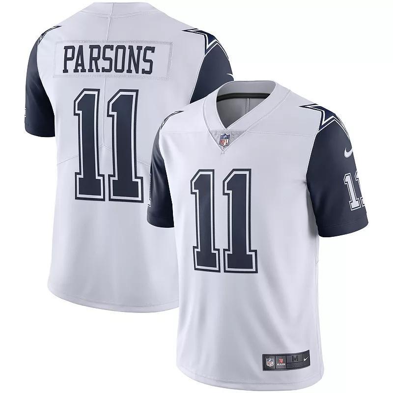 Mens Nike Micah Parsons White Dallas Cowboys Alternate 2 Vapor Limited Jersey Product Image