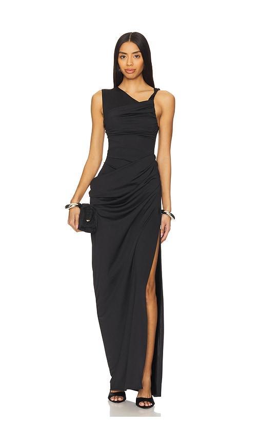 Lovers and Friends Athena Gown in Black Product Image