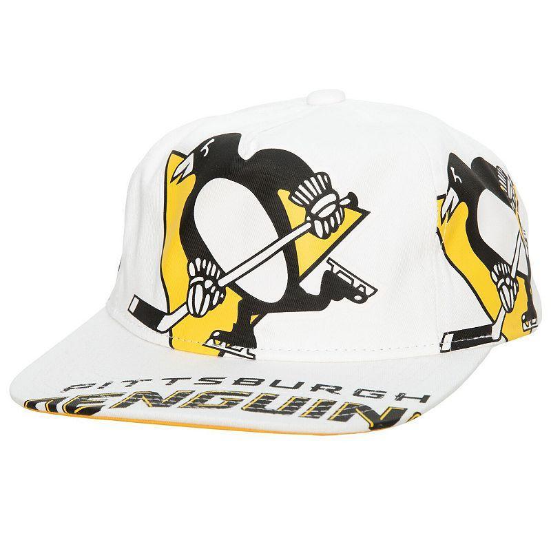 Mens Mitchell & Ness Pittsburgh Penguins In Your Face Deadstock Snapback Hat Product Image