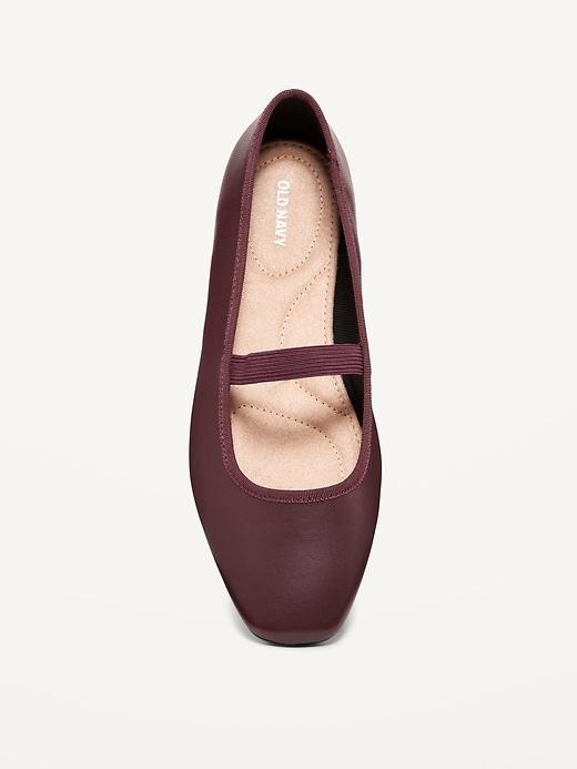 Satin Mary Jane Ballet Flat Product Image