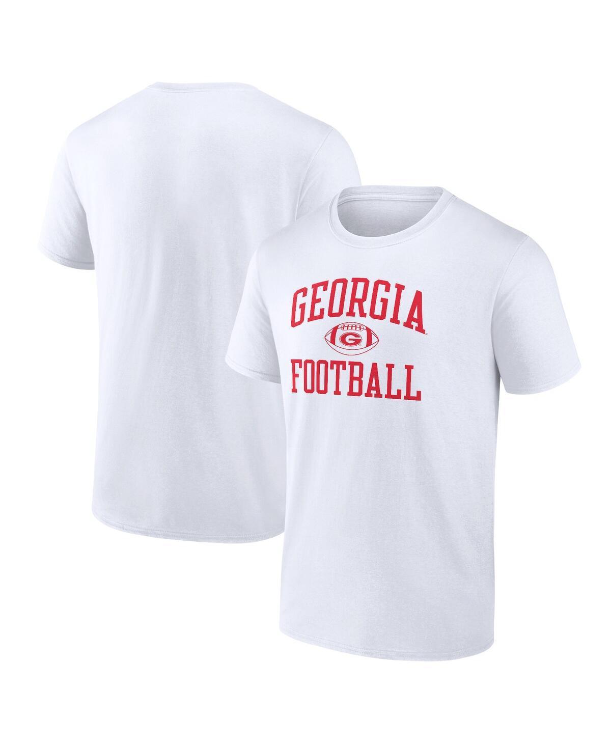 Mens Fanatics White Georgia Bulldogs First Sprint T-shirt Product Image