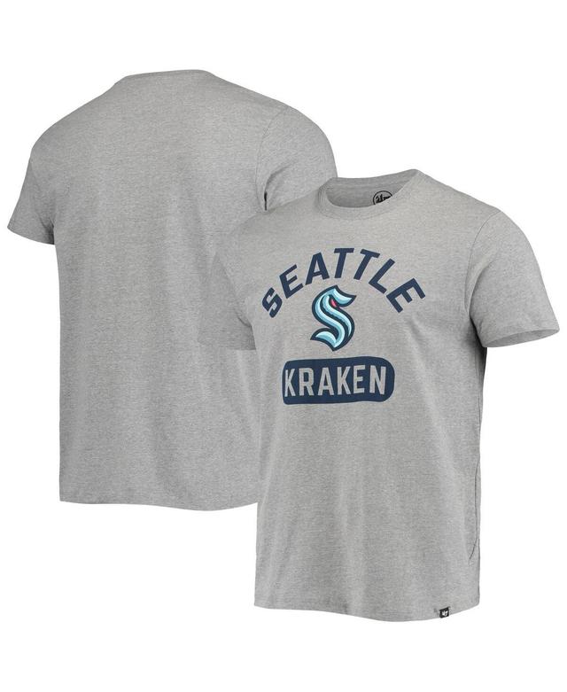 Mens 47 Heathered Gray Seattle Kraken Arch Pill Super Rival T-Shirt Product Image