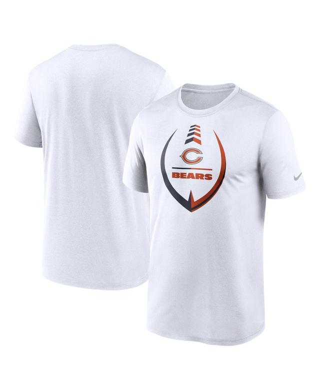 Mens Nike White Chicago Bears Icon Legend Performance T-Shirt Product Image