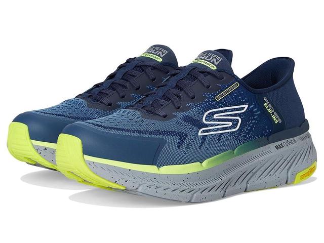 SKECHERS Hands Free Slip-ins Max Cushioning Premier 2.0 - 100% Waterproof Stanch Yellow) Men's Shoes Product Image