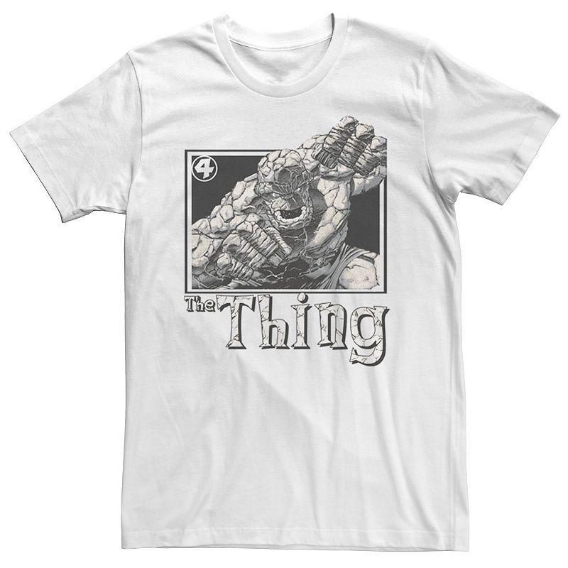 Mens Marvel Fantastic Four The Thing Simple Portrait Tee Product Image